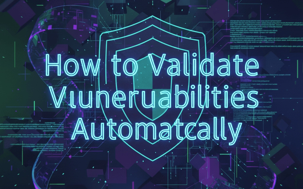 How to Validate Vulnerabilities Automatically